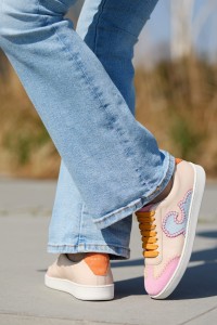 SKÓRZANE SNEAKERSY FIORE MULTIKOLOR
